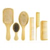 Kit De Cepillo Y Peine De Bambú Anti Frizz, 6