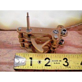 HB Fienmechanik 004.581 Brass Steampunk Machine Age Clock Gauge Movement Germany
