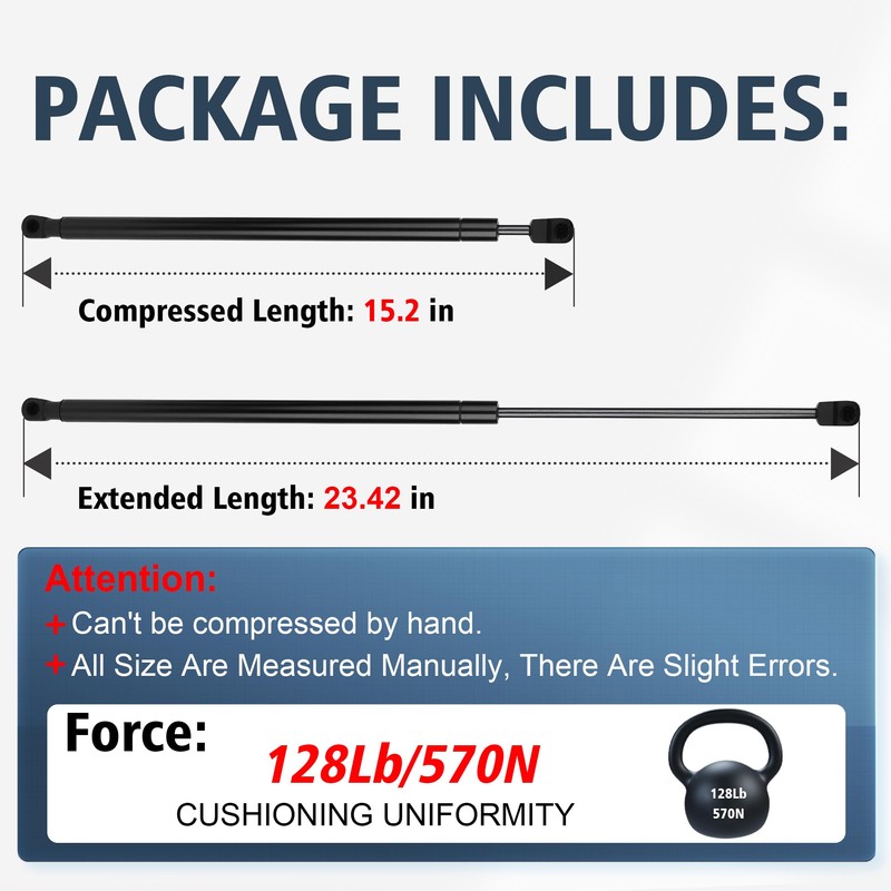 Rear Liftgate Hatch Tailgate Struts Lift Support Shocks for Lexus