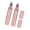 Ipetboom Travel Makeup Brush Set 3pcs Retractable Blush Brushes for