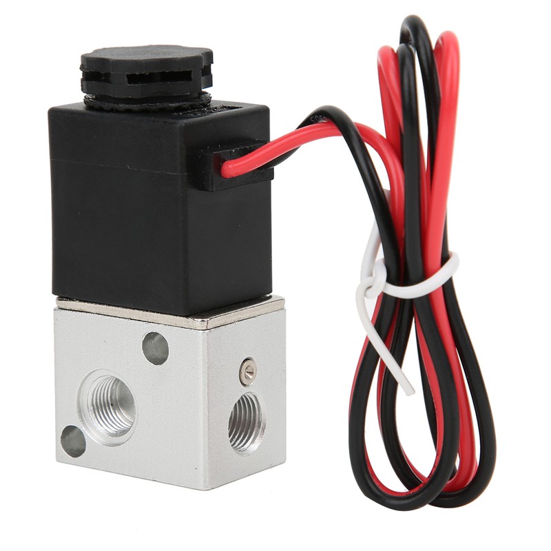 DirectActing Solenoid Valve Water Air Oil 2Position 3Way Aluminum Alloy
