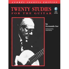 Hal Leonard Andres Segovia - 20 Studies for the Guitar Book