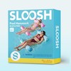 SLOOSH 2 Packs Tropical Leaves Hammock Pool Floats Adults, 4-in-1
