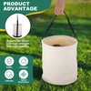 Utility Canvas Bucket 15" x 12" All Purpose Truck Tool