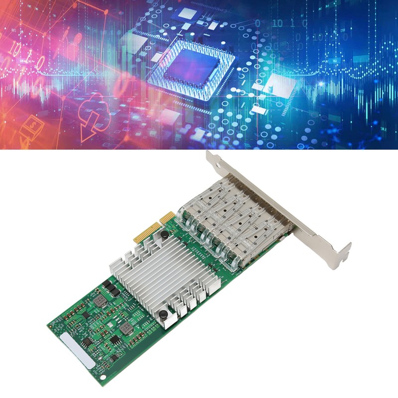 PCI E X4 Gigabit Ethernet Network Card I350AM4 Chipset Quad