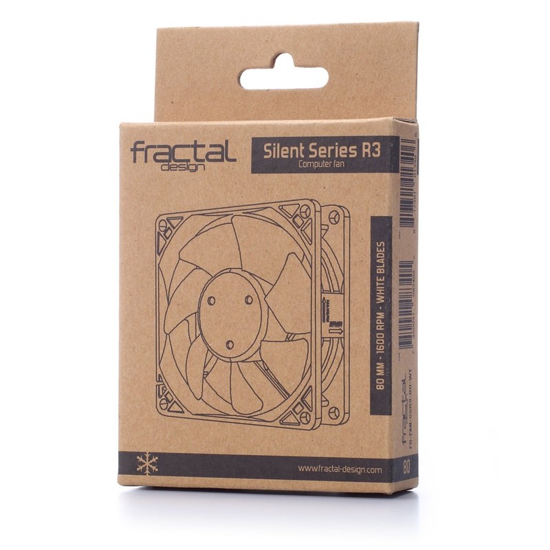 Fractal Design Silent Series R3 White - Silent computer fan