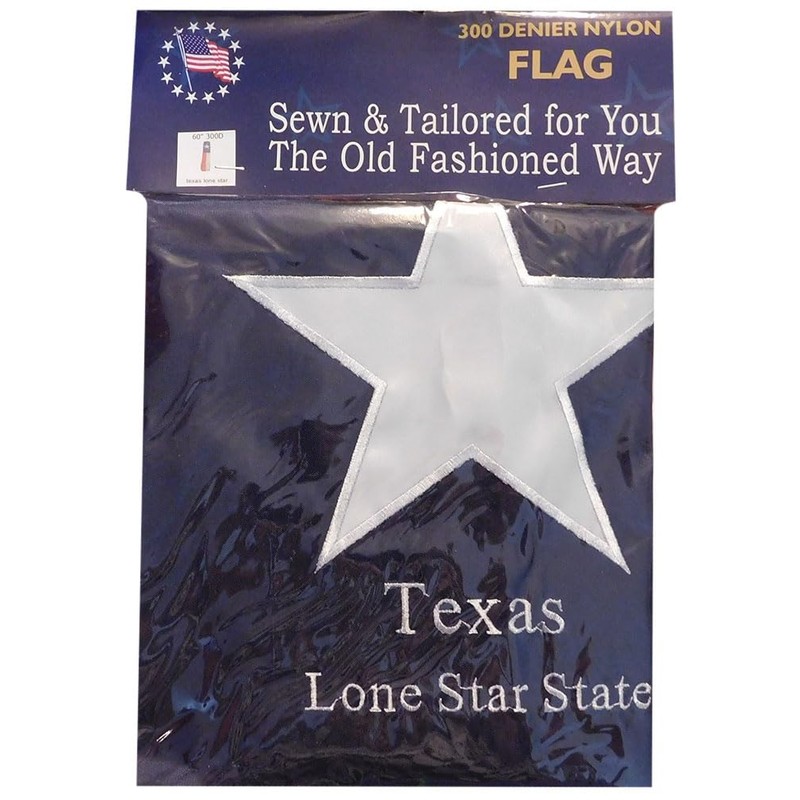 60" Texas Lone Star State Embroidered Wind Sock Windsock