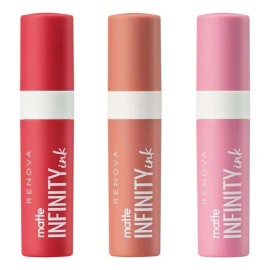Renova | Kit 3 Labiales Liquido Matte Infinity Ink Color Gama 1