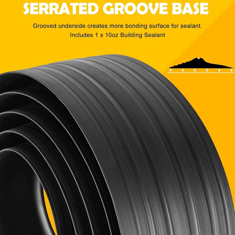 12Ft Universal Garage Door Bottom Threshold Seal Strip with 10oz