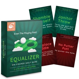 Go for It Golf Equalizer: On-Course Golf Card Game for Adults, Interactive Fun for Every Hole, Skill-Level Equalizing Cards, Elevate Your Golf Experience, Ideal for Golfers of All Levels