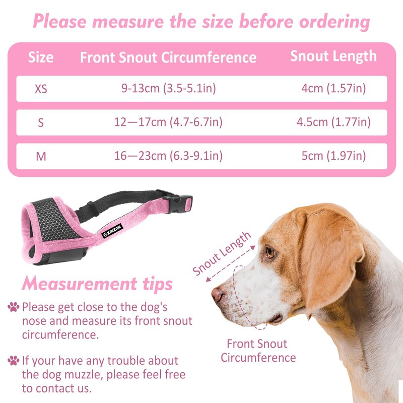 Dog Muzzle for Medium Dogs, Dog Muzzles to Prevent Biting