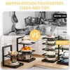 3-Tier Cookware Rack – 16.5 Inches High, Ideal for Cast