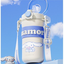Cinnamoroll Stainless Steel Insulated Water Bottle with Handle and Strap 635ml
