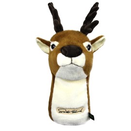 Scott Edward Funny Golf Club Cover Fit Good for Drivers Golf Club Cute Animal Zoo Design Soft Functional Golf Headcover Stylish Protection for Men and Women (Sika-Deer-DR)