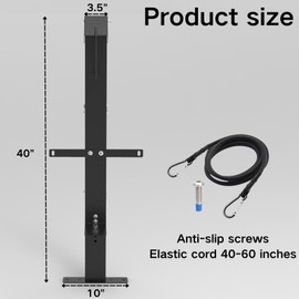 Heavy-Duty Backpack Leaf Blower Rack for Trailers, Leaf Blower Rack Holder Compatible with Stihl, Adjustable Leaf Blower Backpack Storage Holder for 22''-26'' Blowers, Enclosed Trailer Accessories