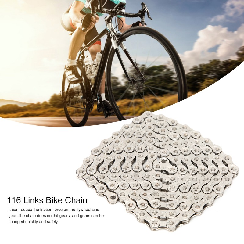 ZTTO Bike Chain 9‑Speed 116 Links Bicycle Chain with Chain