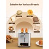 KEENSTAR KEENSTAR Touch Screen Toaster with Smart 2-Slice, 6 Browning