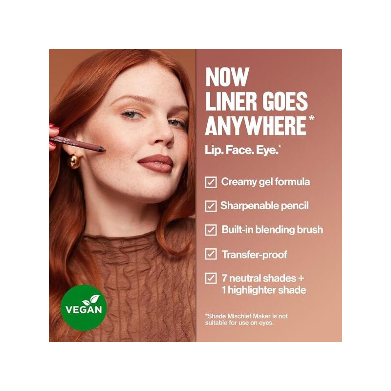 Revlon 레브론 컬러스테이 멀티라이너, 크리미 포뮬러, 입술, 눈, 얼굴용 멀티유즈,