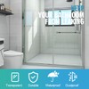 Frameless Shower Door Bottom Seal Shower Sweep with Drip Rail
