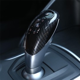 Car Gear Shift Knob Trim Cover Sticker for Alfa Romeo Giulia Stelvio 2017 2018 2019 Carbon Fiber Pattern Car Decoration Accessories