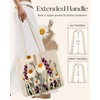 Miss Adola Aesthetic Embroidery Tote Bag for Women - Reusable