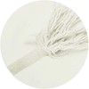 YUZENET Braided White Cotton Rope (3/4 inch x 50 ft)