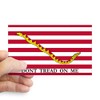 CafePress First Navy Jack Dont Tread On Me Sticker (Rectangl