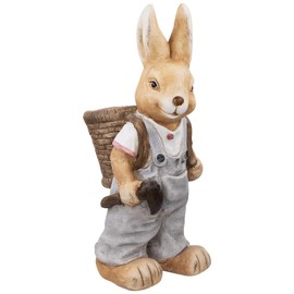 Boy Rabbit Outdoor Easter Garden Planter - 19.25"