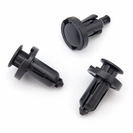 VVO Fasteners- Black Plastic Underbody Shields & Insulation Panel Fastener Clips for Honda Accord, (Pack of 10)