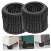 Operitacx 4pcs Washing Machine Legs Pads Vibration Mat Non-slip Floor