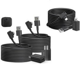 OLAIKE 3Pack 25ft Power Cable and Adapter for Blink Outdoor 4(4th Gen), Type-C Power Cable Compatible with Blink 4th Gen, Black(No Blink Camera)