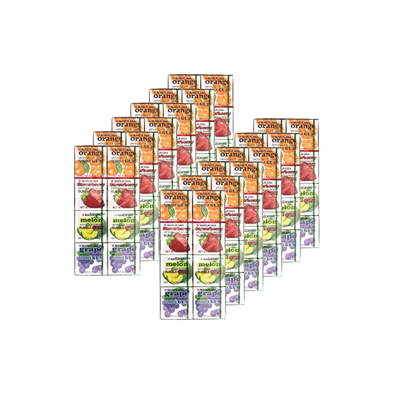 Marukawa 8 Pack Bubble Gum 1.52oz (12 Pack)
