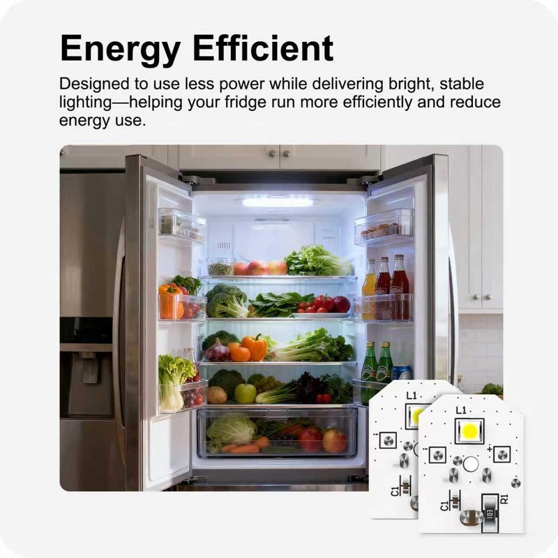8-Pack Upgrade WR55X11132 WR55X25754 Refrigerator Light Replacement LED for GE