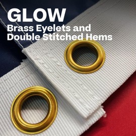 Glow Italy Flag 5ft x 3ft (90cm x 60cm) Double Stitched Durable Polyester with Brass Eyelet - Large Flag For Indoor and Outdoor Country Decorations - Italian Flag - Italia Flag