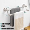 Hoimpro Adjustable Retractable 15-27 Inches Stainless Steel Bathroom Towel Bar,