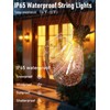luckystyle 30FT Outdoor String Lights with Remote Control