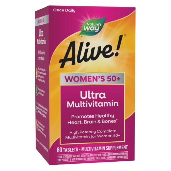 Nature’s Way Alive! Vitamins for Women 50 Plus, Complete Multivitamin,6
