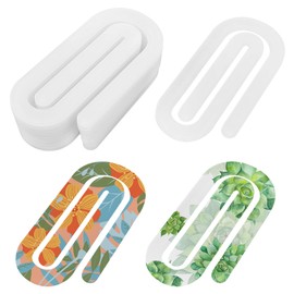 Framendino, 10 Pack Sublimation Blank Acrylic Thermal Jumbo Paper Clips for Office Large