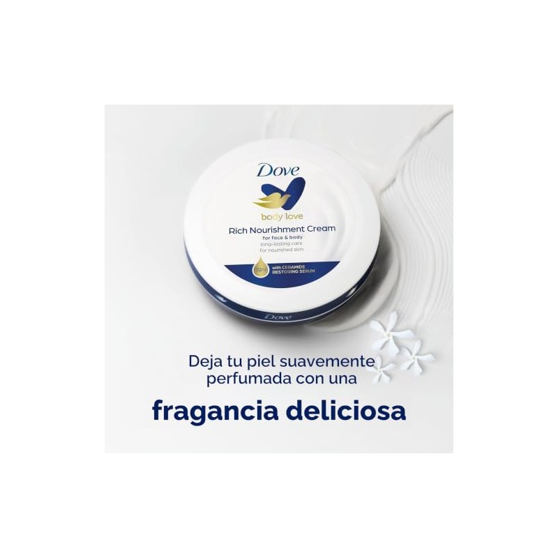 Dove Nourishing Body Care, Face, Hand, and Body Rich Nourishment