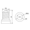E-simpo® 15-Pack E14 to E12 Lamp Socket Adapter,E14 to E12