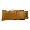Combination Wallet for Men and Women, Unisex, High-Quality Leather Credit