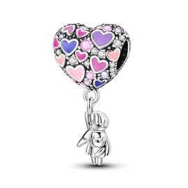 NARMO 925 Sterling Silver Charms Compatible with Bracelets and Necklaces, Butterfly Charms, Gifts for Girls, Dangle Charm, Sterling Silver, Cubic Zirconia
