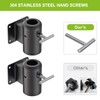 Dolibest Deck Umbrella Mount, Patio Umbrella Holder with 3 Plastic