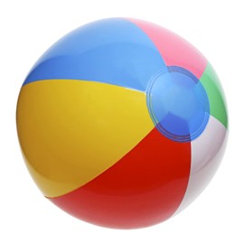 PENTA ANGEL Beach Balls 2 Pieces 12 Inch Rainbow Color Inflatable Swimming Pool Party Balls for Beach Theme Birthday Party Blow Up Balls Summer Water Games Fun Gifts(Rainbow Color, 12 Inch)