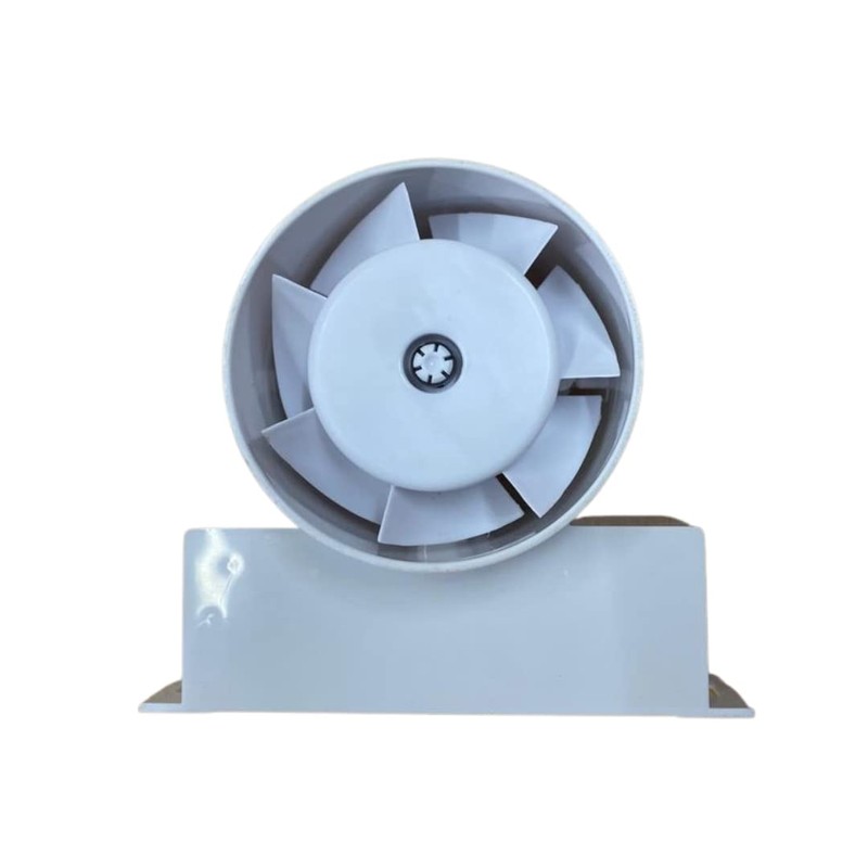 TUBO in Line Bathroom Shower Room Extractor Fan - Axial