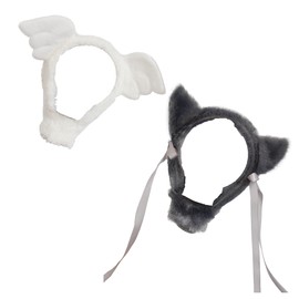HAMILO Penlight Cover, For ENHYPEN Exclusive Angel Wings Cat Ears, Set of 2