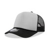 DECKY Standard 5 Panel Mid Profile Structured Foam Trucker, Multi