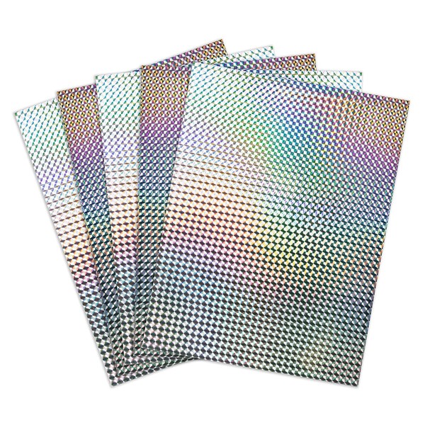 Hygloss Products 35485 Holographic Card Stock - 8.5"x11" 10pt, 5