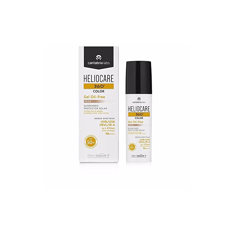 Heliocare 360° Protector Solar Color Gel Oil-Free SPF 50+ Beige