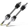 A-Premium Pair (2) Rear CV Axle Shaft Assembly Compatible with